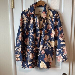 Sézane Gab Jacket- Floral Print